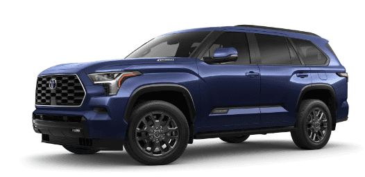 2023 Toyota Sequoia Platinum - exterior blue