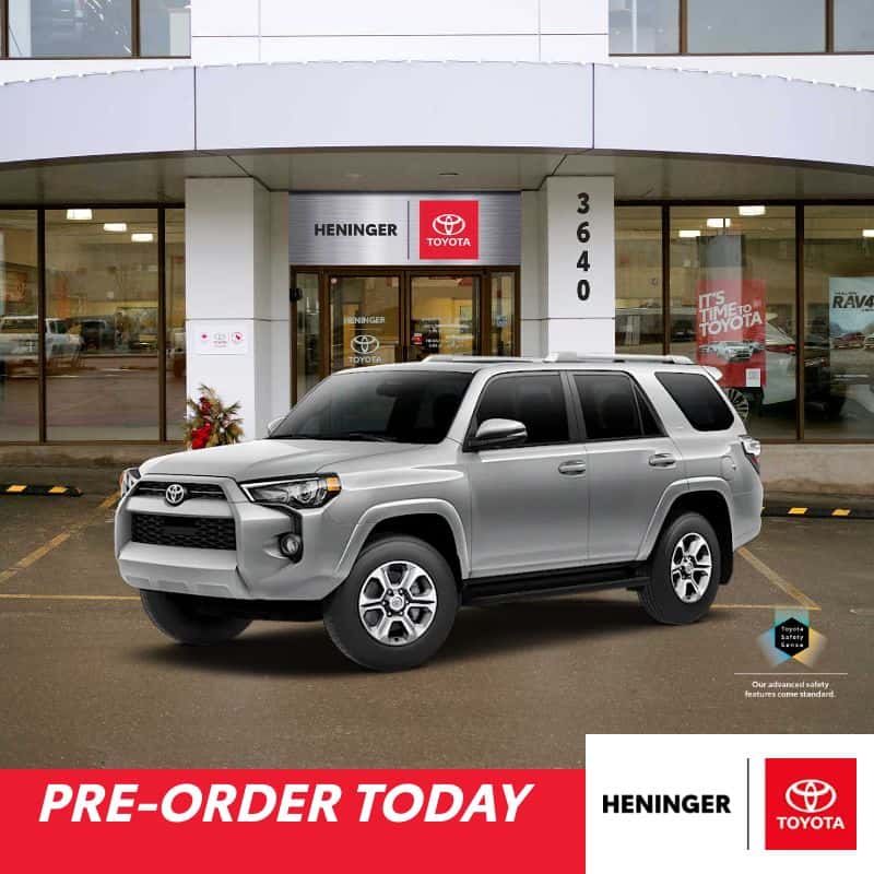 Pre-Order Your Toyota Today | Heninger Toyota | Calgary Alberta