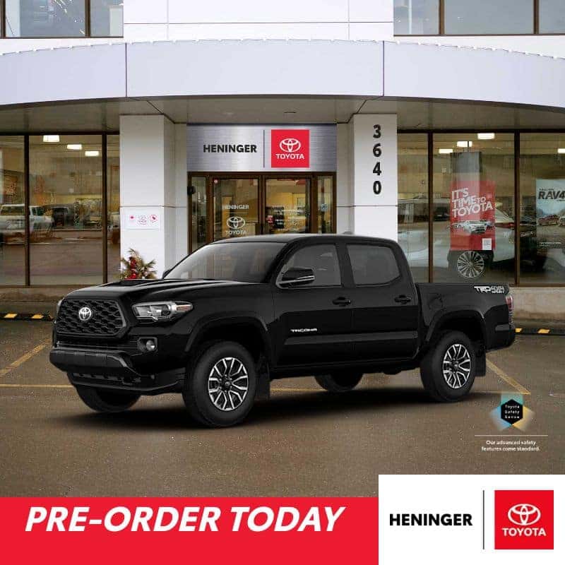 Pre-Order Your Toyota Today | Heninger Toyota | Calgary Alberta