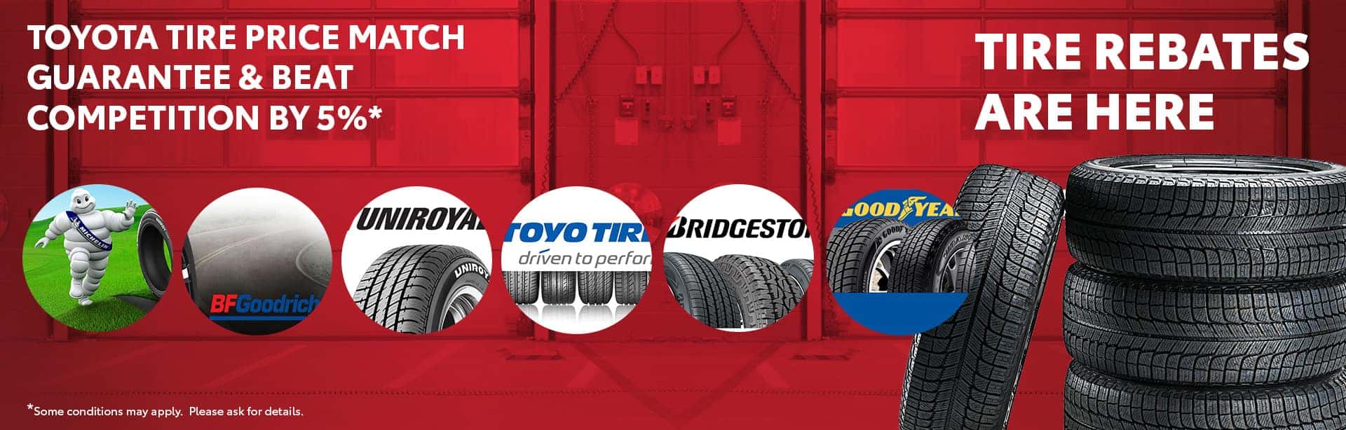 Toyota Tire Rebates; Toyota Service Calgary Alberta