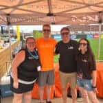 Jeff Belzer crew working the GrillFest event at CHS Field