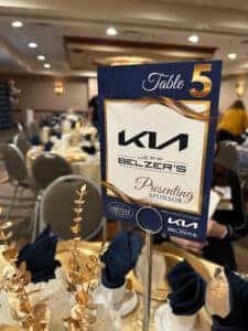 Table Signage Annual Dinner