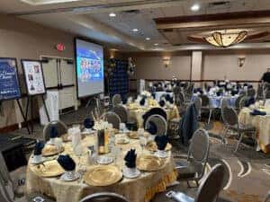 Tables at Annual Dinner
