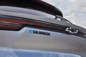 Back of Equinox EV with Chevrolet Logo 