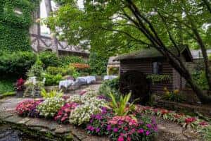 Flowers and tables