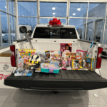 Back of Truck for Toys for Tots