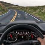 heads up display on Chevrolet vehicle