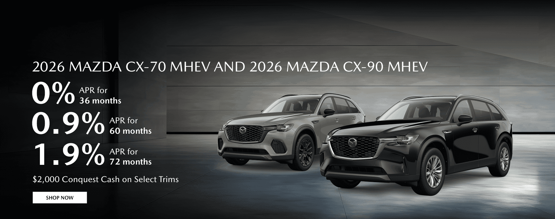 2026 CX-70 MHEV + 2026 CX-90 MHEV