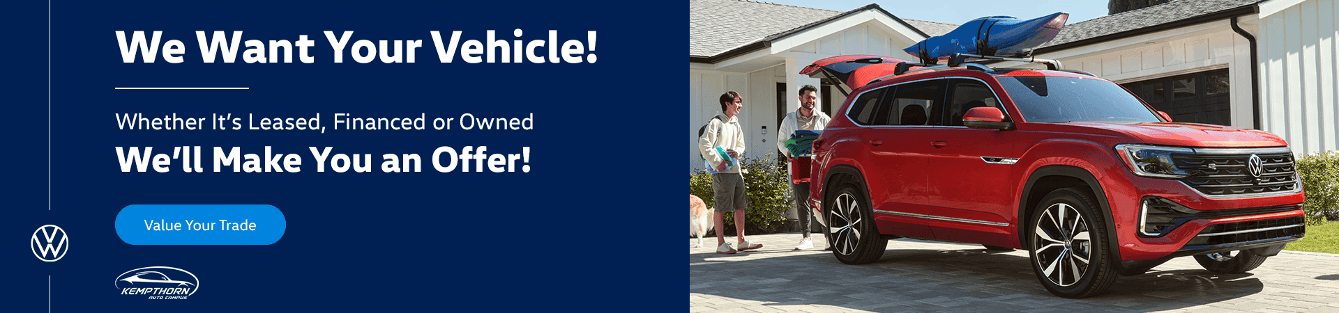 We want your Vehicle!