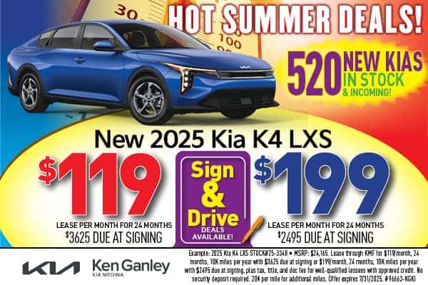 2025 Kia K4 LXS - Lease As Low As $119/mo!