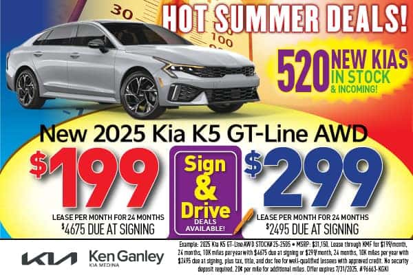  2025 Kia K5 Gt Line AWD - Lease As Low As $199/mo!