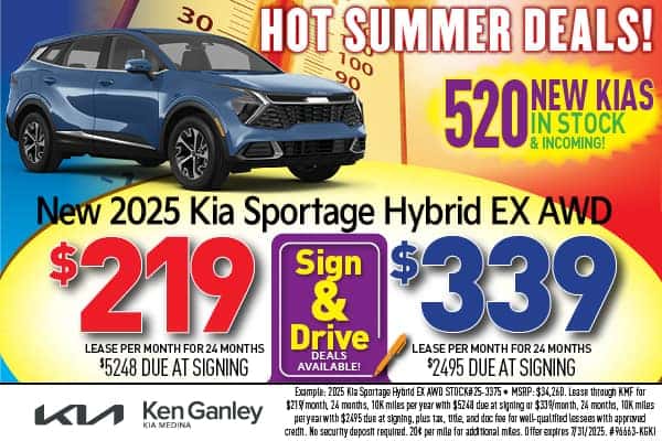 New 2025 Kia Sportage Hybrid EX AWD 4D Sport Utility