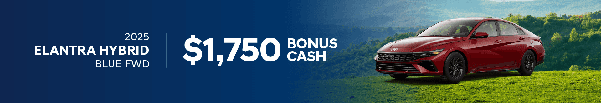2025 Elantra Hybrid Blue FWD $1,750 in Bonus Cash