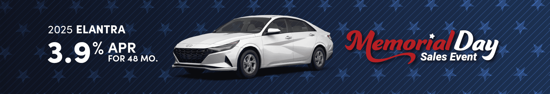 2025 Elantra : Buy at 3.9% APR for 48 months