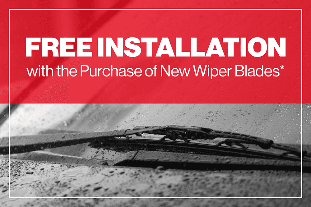 Free installation with the purchase of new blades
