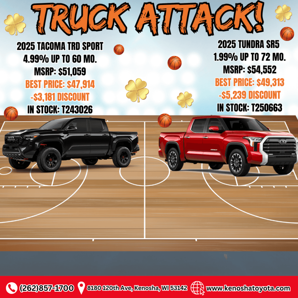 Tacoma & Tundra -$500 Trade Assist. 