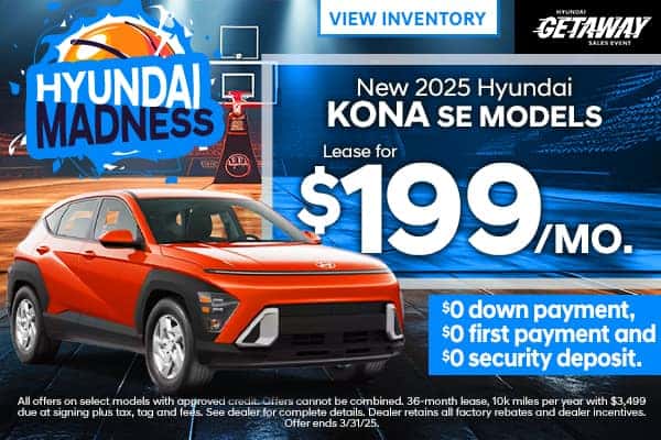 <center><strong>2025 Hyundai Kona SE</strong></center>