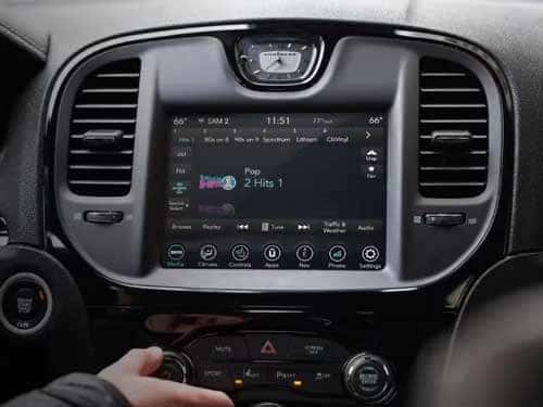2023 Chrysler 300 view of touchscreen display