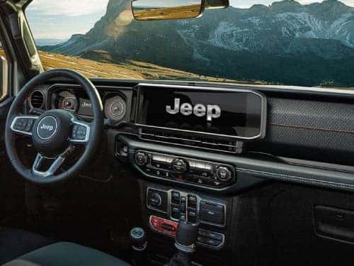 2024 Jeep Wrangler view of dash area