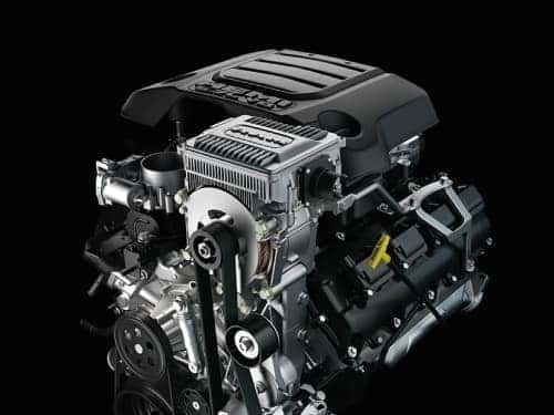 2024 RAM 1500 view of engine