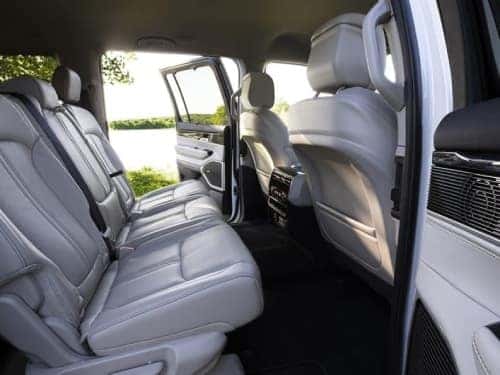 2024 Wagoneer side interior view of middle seats