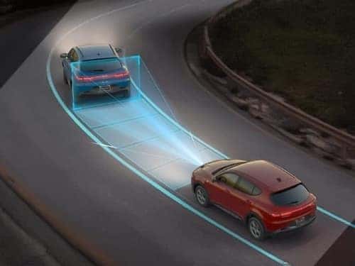 2024 Dodge Hornet model view of driving assist safety feature