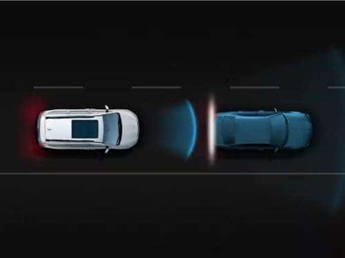 2024 Chrysler Pacifica model view of forward collision warning safety feature