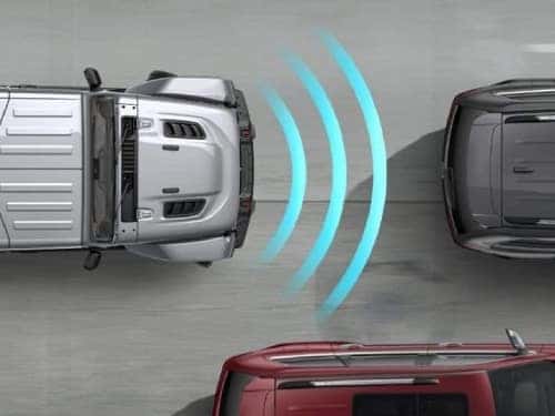 2024 Jeep Gladiator model view of adaptive cruise control safety feature