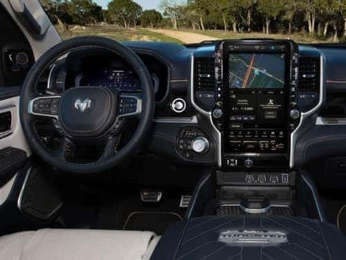 2025 RAM 1500 Tungsten interior view of front dash area