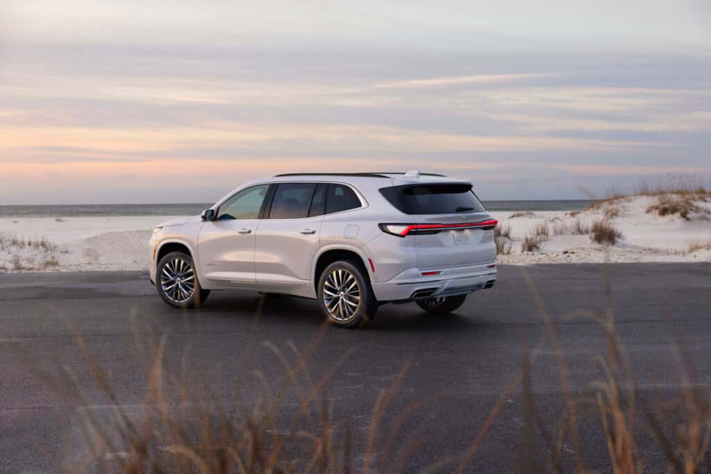 Interior dimensions of the 2025 Buick Enclave with all seats up