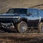 2025 GMC HUMMER EV SUV 3X parked off-road near Vero Beach