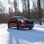 2025 GMC Terrain Elevation SUV in Sterling Metallic with black wheels