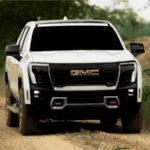 A 2026 GMC Sierra 1500 parked at Linus Buick GMC dealership.
