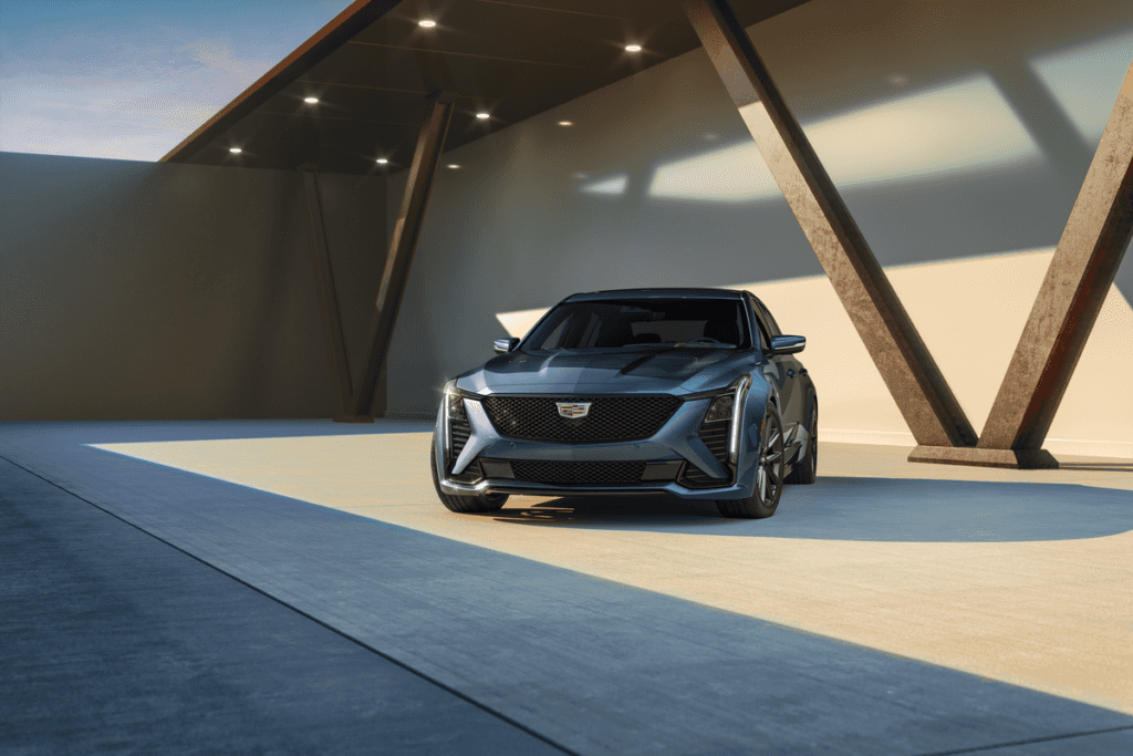 2025 Cadillac CT5 Premium Luxury and CT5-V models lineup in Vero Beach showroom