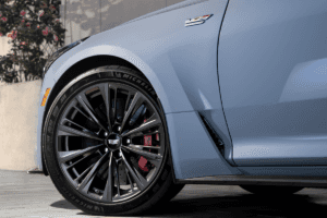 2025 Cadillac Escalade with 24-inch polished rims