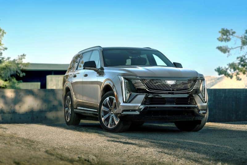2026 Cadillac Escalade parked with ocean backdrop in Vero Beach