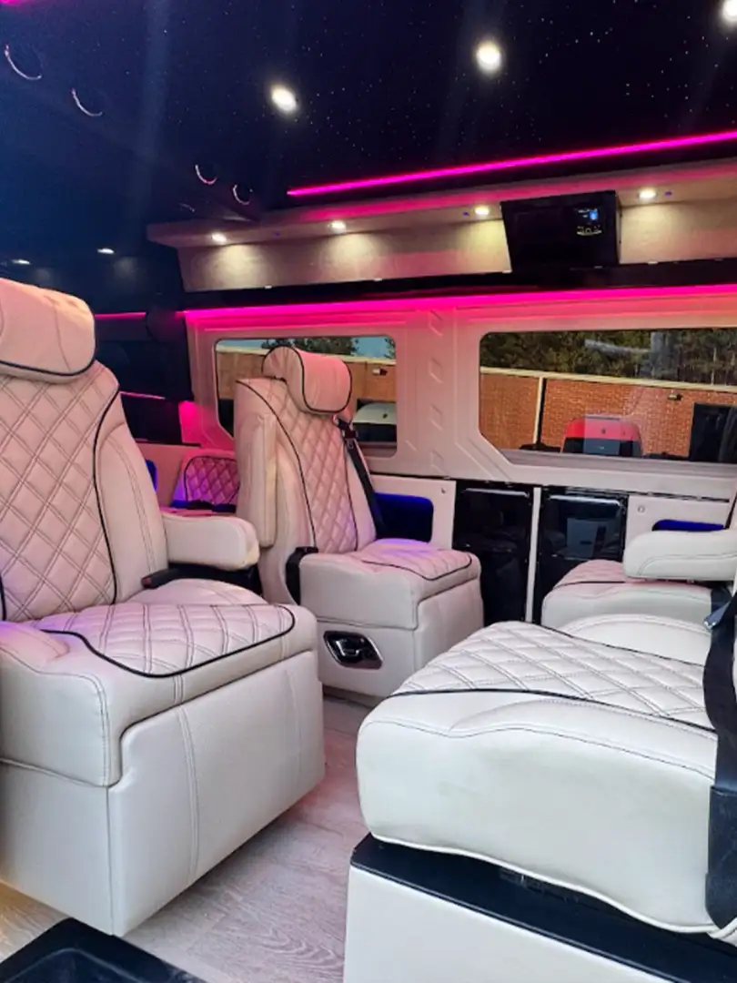Executive Transportation Sprinter Vans Interior