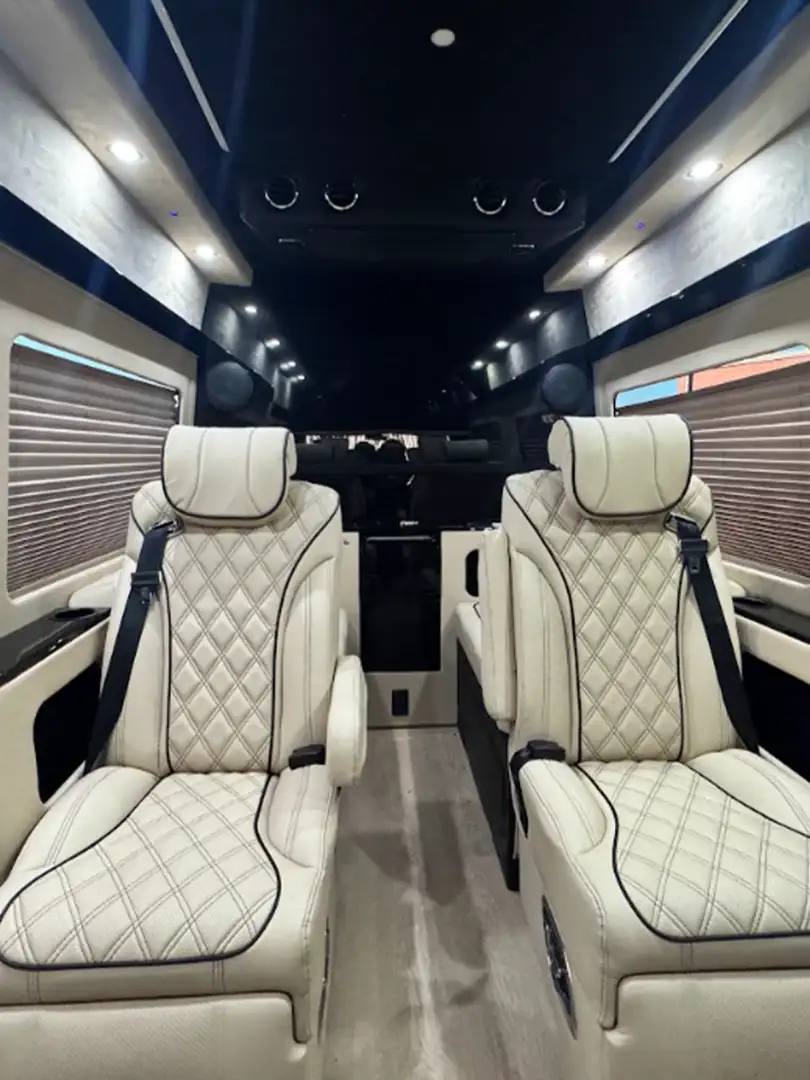 Executive Transportation Sprinter Vans Interior