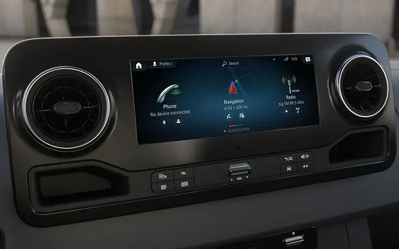 Mercedes-Benz Sprinter multimedia system