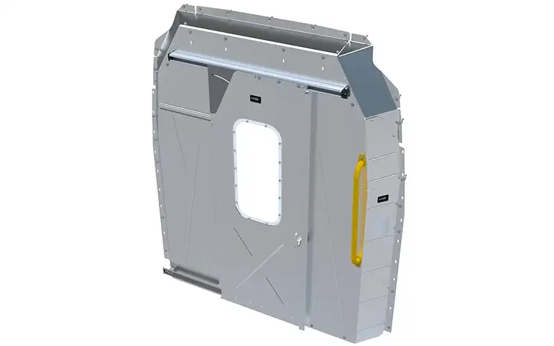 Ranger Design Equipment, Sliding Door Partition, Aluminum