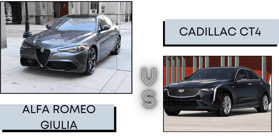 2021 Alfa Romeo Giulia vs 2021 Cadillac CT4