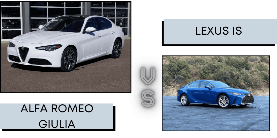 2021 Alfa Romeo Giulia vs 2021 Lexus IS 2021 Alfa Romeo Giulia vs 2021 Lexus IS