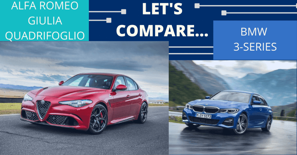 2022 Alfa Romeo Giulia Quadrifoglio Compared to 2022 BMW 3 Series 2022 Alfa Romeo Giulia Quadrifoglio vs 2022 BMW 3 Series