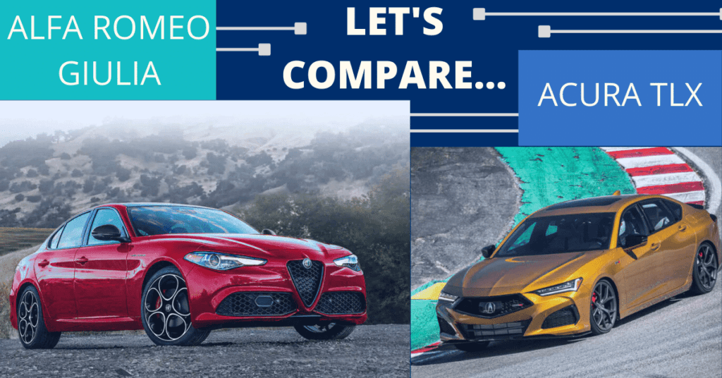 2022 Alfa Romeo Giulia vs 2022 Acura TLX