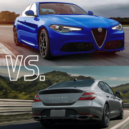 2022 Alfa Romeo Giulia Compared to 2022 Genesis G70 in