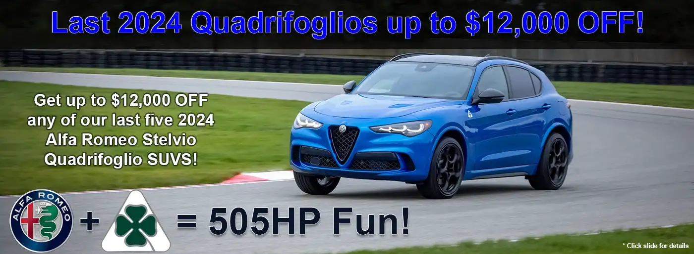 Last Remaining Stelvio Quadrifoglios On Sale!