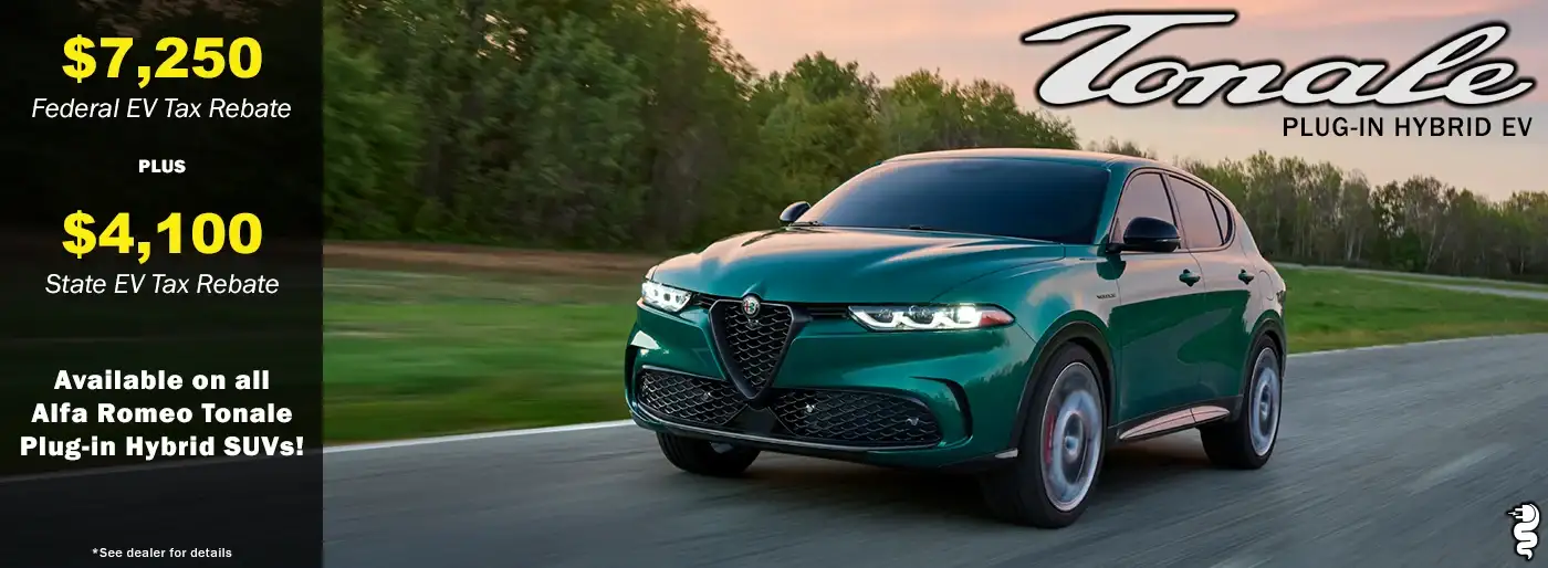 Alfa Romeo Tonale Tax Rebates Available