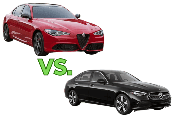 2025 Alfa Romeo Giulia and Mercedes-Benz C 300 Sedan Compared 2025 Alfa Romeo Giulia and Mercedes-Benz C 300 Sedan Compared