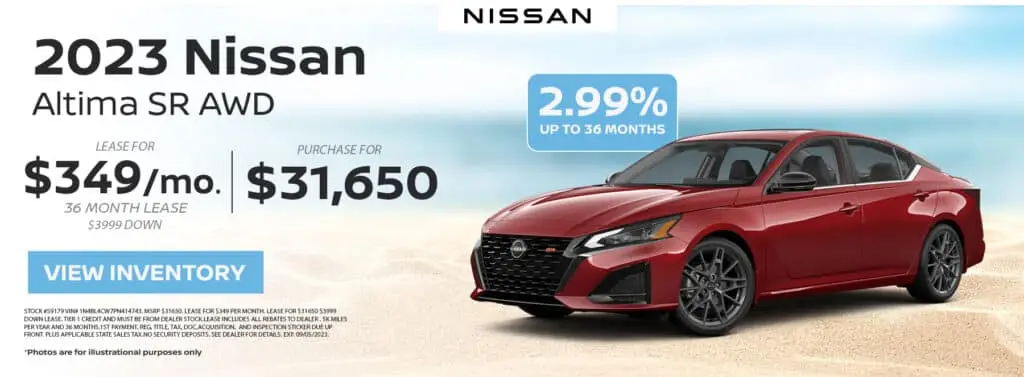 current nissan lease specials