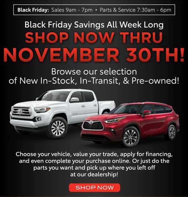 Specials at Modern Toyota of Asheboro Modern Toyota of Asheboro